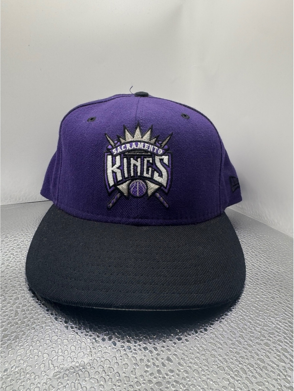 Wool snapback hat, New Era Sacramento Kings NBA vintage cap